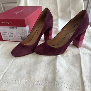 Ferragamo suede shoes